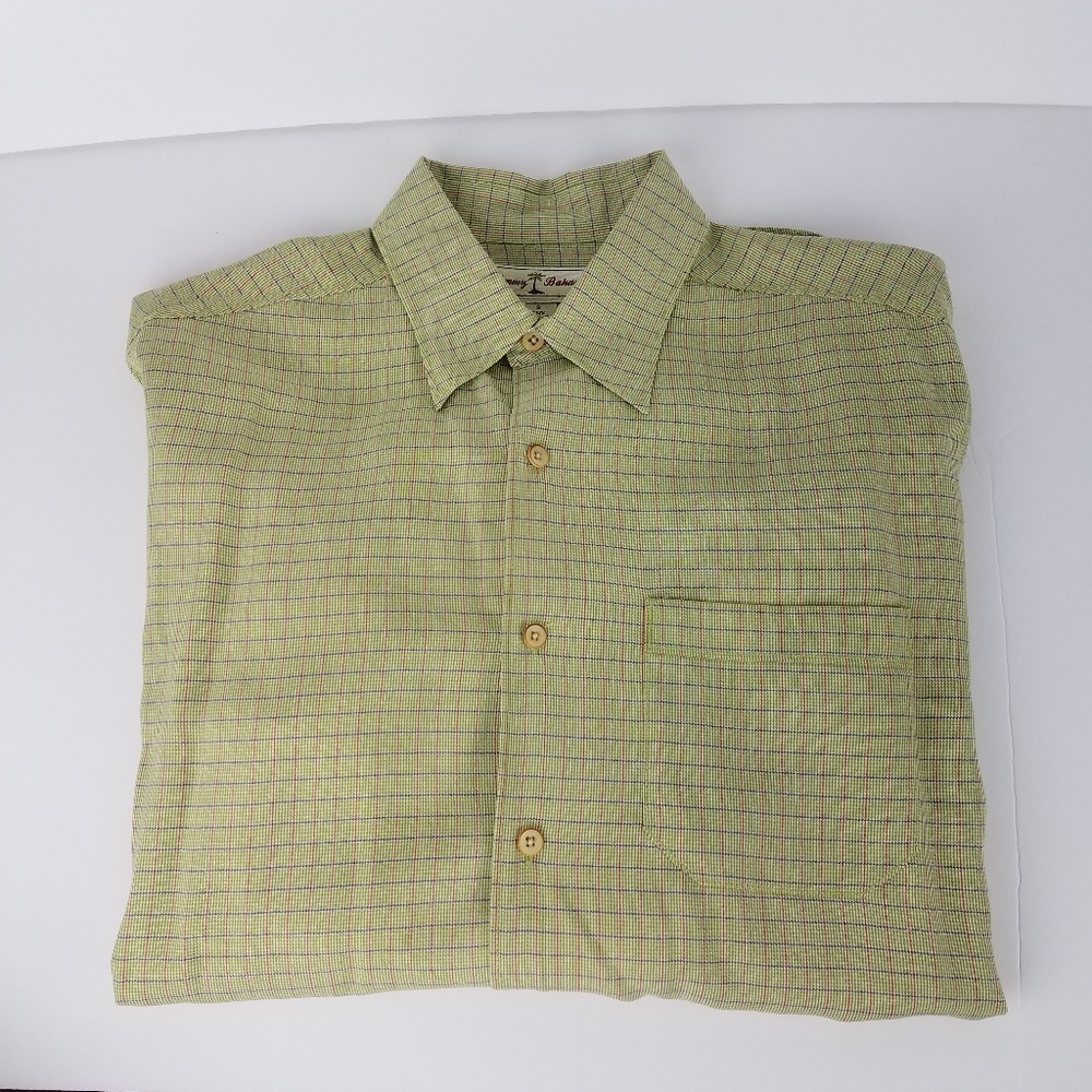 Tommy Bahama Mens Casual LS Shirt Tencel Small EUC